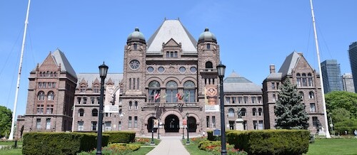 university building symbolizing a competitive school
