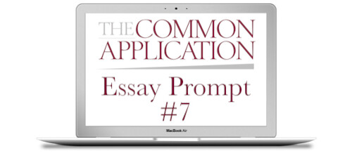 Common Application essay prompt