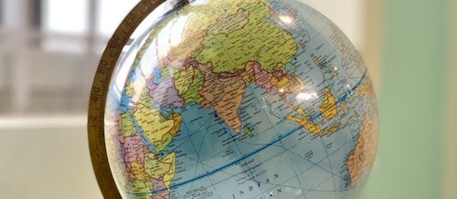 globe symbolizing international universities