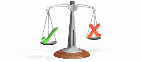image of a balance scale