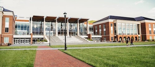 College class building - example of Likelies vs. Safety Schools